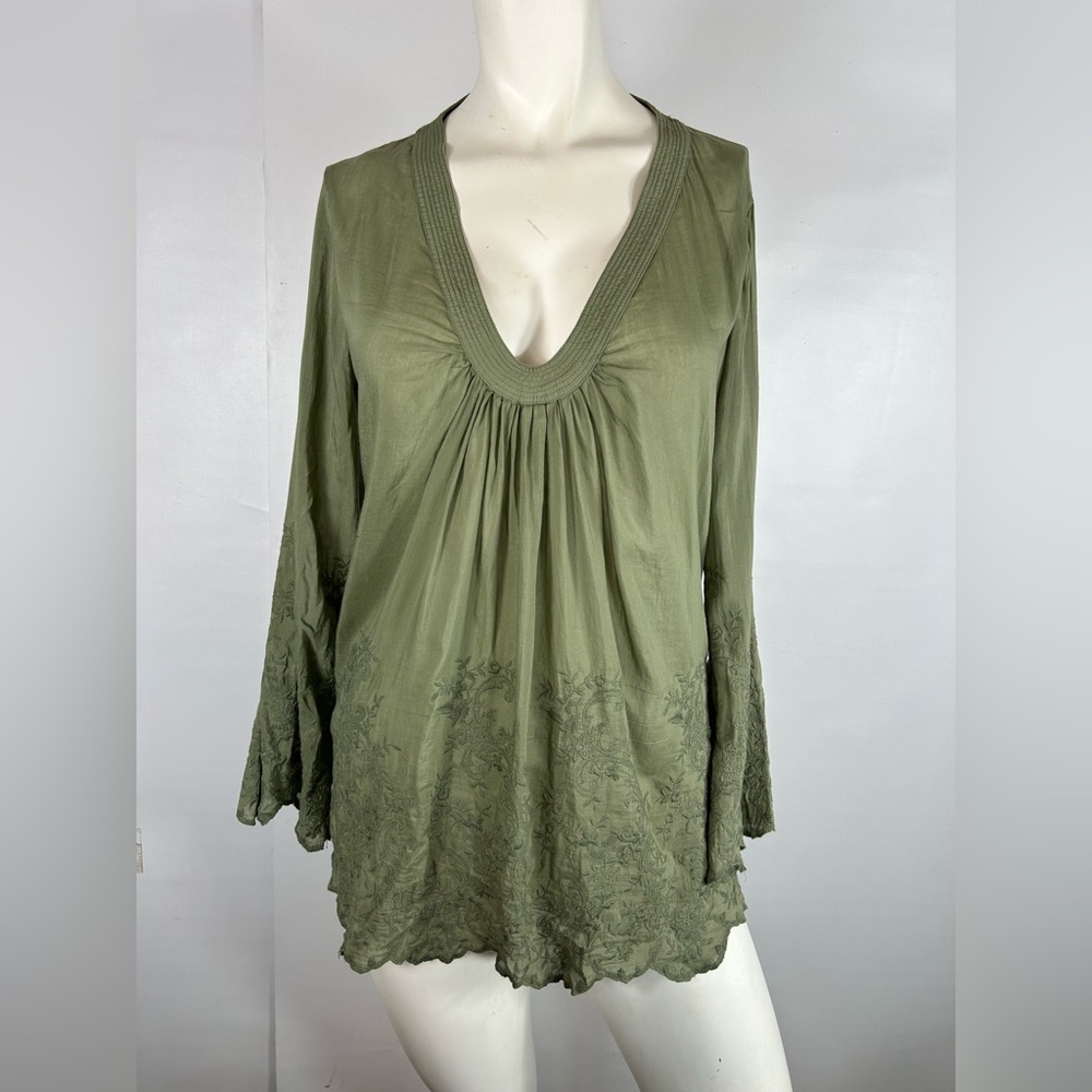 Nolita Olive Green Blouse